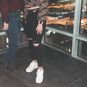 AE black skinny jeans